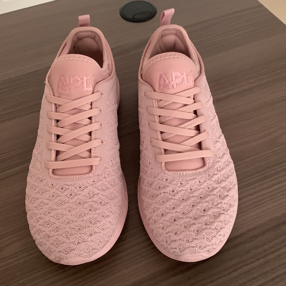 APL Pink Knit Sneakers